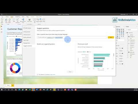 Creating Suggested Questions in Microsoft Power BI Q&amp;A